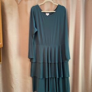 LuLaRoe Georgia hunter green 3XL